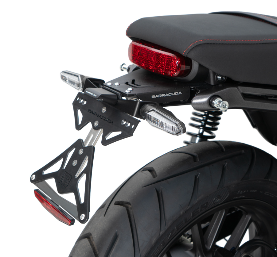 Стойка за номер за оригинални мигачи BARRACUDA Honda GB 350S 2025